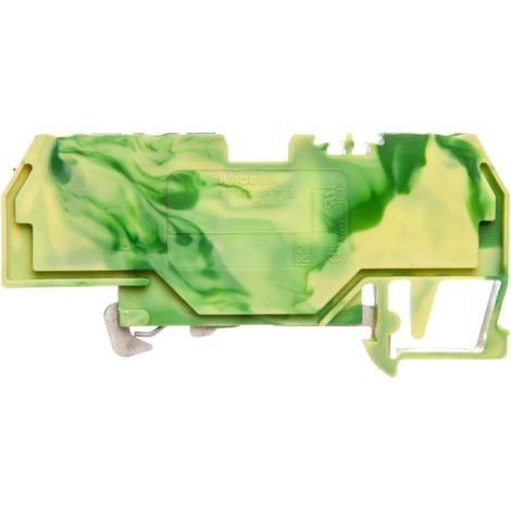 Connecteur à 3 fils 4 mm² jaune-vert 281-687