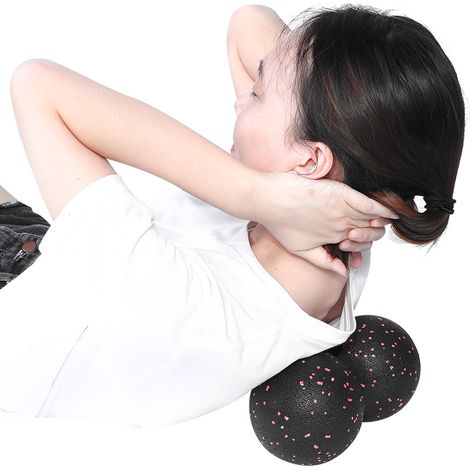 Rouleau de massage en mousse EPP avec balles de relaxation pour la récupération musculaire et détente - Kit complet (06)