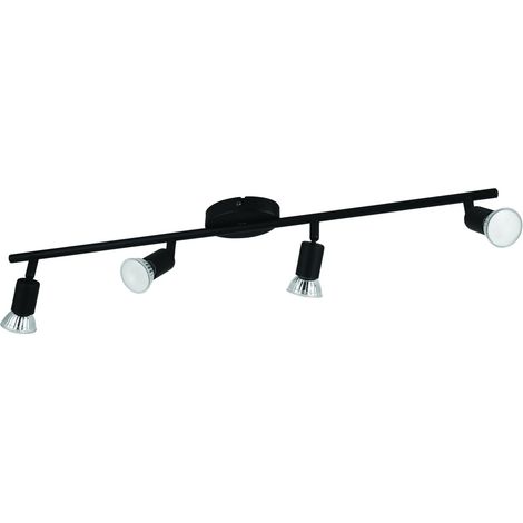 Lampe de plafond Buzz-Led Noir à 4 lumières - 780461
