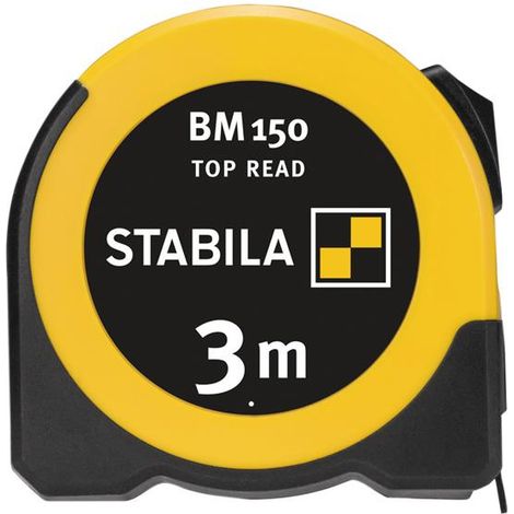 Stabila BM150 Top Read Pocket Tape Measure 3m Metric