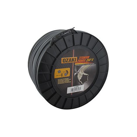 Bobine Fil Ozaki Titanium Power 2,7mm X 238m Profil Pentagonal, Co-polymère Haute Résistance.