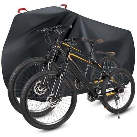 Housse de vélo étanche XL – Tissu Oxford 210D résistant aux UV – Protection pluie, poussière, neige – Compatible 1 ou 2 vélos (1/5)