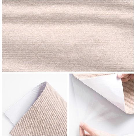 Tapis à griffer auto-adhésif pour chats, griffoir mural pour chats, protection contre les griffures, beige, taille unique (1/3)