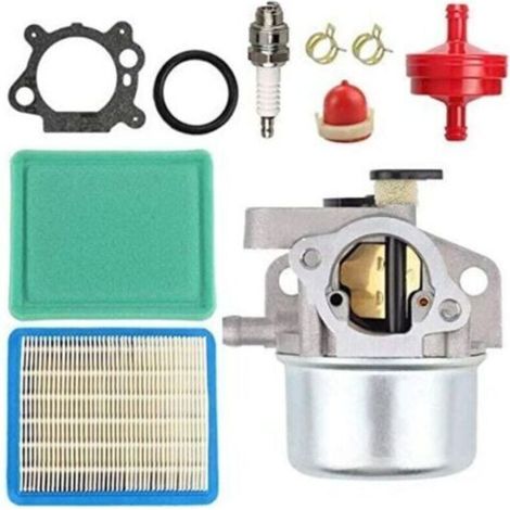 Carburador 799871 799866 para motores Briggs & Stratton 790845, 796707, 794304, compatible con las series de motores 675, 675ex, 725ex, incluye filtro de aire, junta y bujía. (1/5)