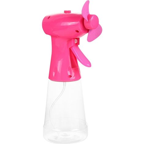 Brumisateurs Ventilateur Portable, Ventilateur a Pile Avec 350ml Gourde Brumisateurs, Ventilateurs à Main Pour Voyages, Extérieur, R (1/4)