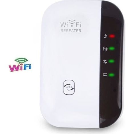 Répéteur WiFi PLUG&SURF universel tout abonnement - Augmente la qualité et la distance wi-fi RJ45 300 Mbps Répéteur Wi-Fi san S03E4 (1/4)