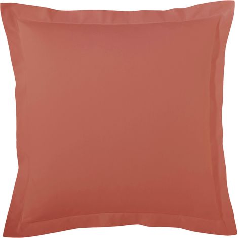 Taie d’oreiller percale de coton made in France Bordeaux 65x65 cm (1/3)
