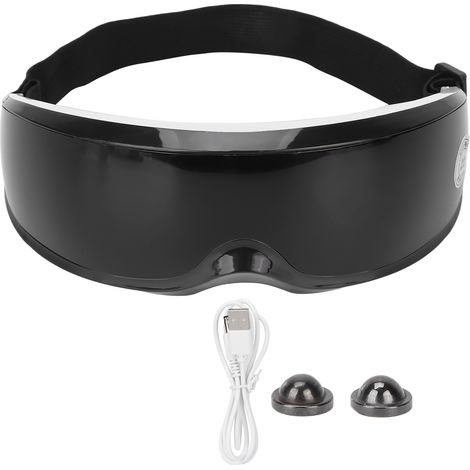 Masque massageur oculaire électrique anti-cernes, vibromassage magnétothérapie, soin des yeux machine (1/5)