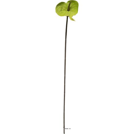Anthurium artificiel H 67 cm Vert-jaune - dimhaut: H 67 cm - couleur: Vert-jaune (1/3)