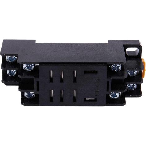 Relais de puissance DPDT LY2NJ HH62P-L JQX-13F 10 A à bobine 12 V CC avec embase PTF08A (1/5)