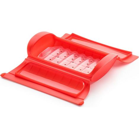 Lekue Estuche de vapor rojo 26 x 14 x 7 cm