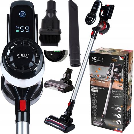 Aspirapolvere portatile ciclonico senza filo 2 in 1 senza sacco con lampada