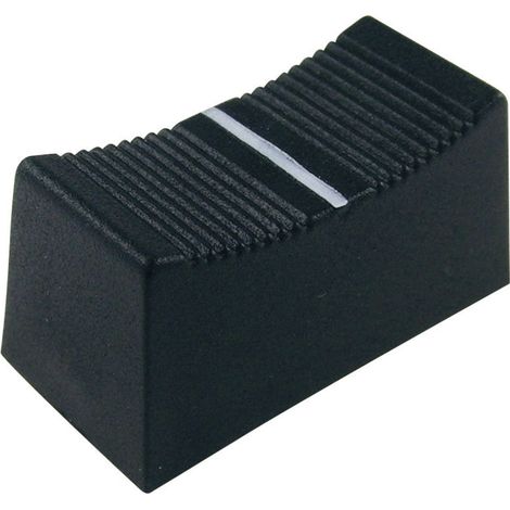 Cliff CP3260 CP3260 Schiebeknopf  Schwarz (L x B x H) 23 x 11 x 11 mm 1 St.
