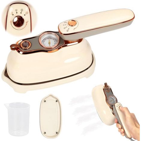Plancha de vapor portátil de 1200 W con giro de 180 grados para el hogar y los viajes. (1/5)
