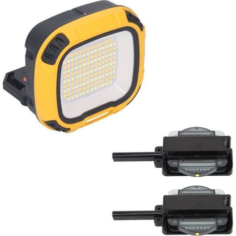 Paire De Feux De Signalisation LED 12V IP67 Étanche 14 Perles Pour Camping-Car Remorque Camion Bateau Avec Lampe De Travail Portable USB Rechargeable (1/4)