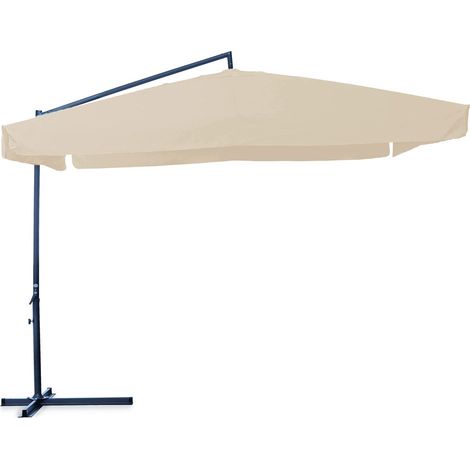 Parasol, 3 x 3 x 3 MT, Bras latéral, Jaune (1/2)