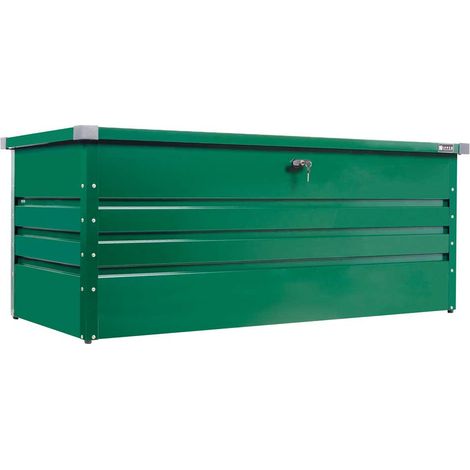 Contenitore box in metallo verde da giardino 165x70x62 cm Zipper zi-gab165gr