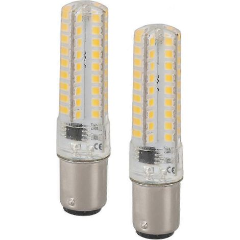 Ampoule LED BA15D 2PCS 7W 64LED 700LM, remplacement pour ampoule domestique 220-240V (1/4)