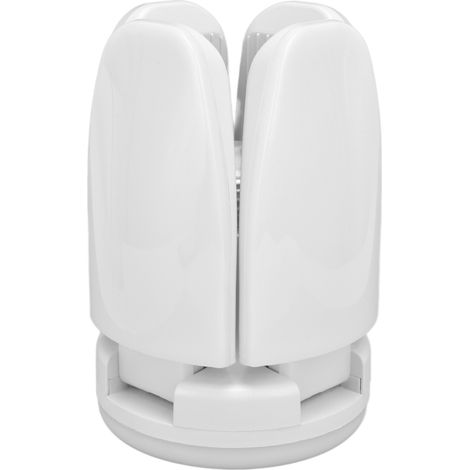 Plafonnier LED pliable pour garage 8000 lm E26/27, déformable, 85-265V4+1, quatre feuilles, 80 W, 3000 K (1/5)