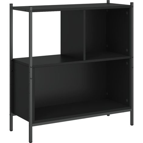Bücherregal Schwarz 72x28x77,5 cm Holzwerkstoff vidaXL