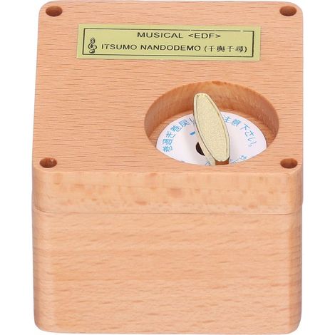 Retro-Spieluhr aus Holz, ideales Geschenk für Weihnachten, Neujahr, Geburtstag oder für Ihre Freundin oder Geliebte. (1/5)