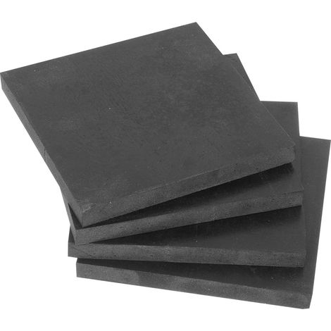 Patins en caoutchouc anti-vibrations COLLBATH pour meubles et sols (1/5)