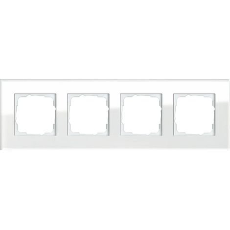 Gira Marco embellecedor 4f Gira Esprit G Blanco [021412], 0214 12