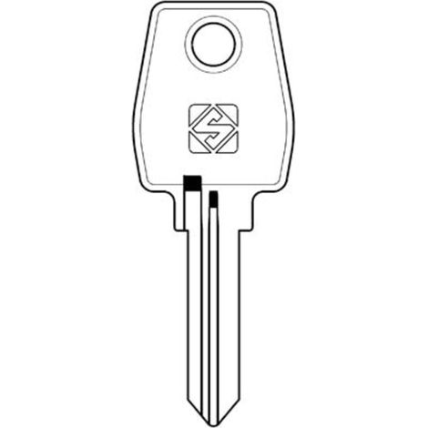 CHIAVE PIATTA EUROLOCKS EU11R SILCA - ACCIAIO NICHELATO - 10 pezzi