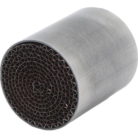Pot catalytique universel pour moto, silencieux avant/milieu en acier inoxydable, tuyau d'échappement 42x50mm/1.65x1.96in, compatible motocyclette (1/5)