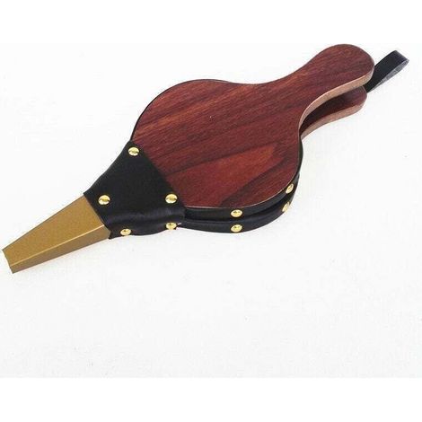 Soufflet pour Cheminée Souffleur à Bois Vintage Soufflet de Cheminée Intérieur Souffleur Feu de Bois Soufflet à Bois Souffleur 30.5 12.5cm pour Barbecue Soufflet Feu Plein Air Pique-Nique (1/4)