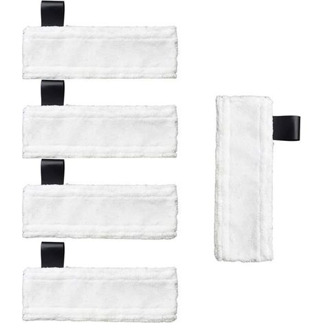 Lot de 5 Bonnettes Microfibre pour Karcher Easy Fix SC2 SC3 SC4 SC5,Lingettes Remplacement pour Nettoyeurs Vapeur,Serpillères (1/4)