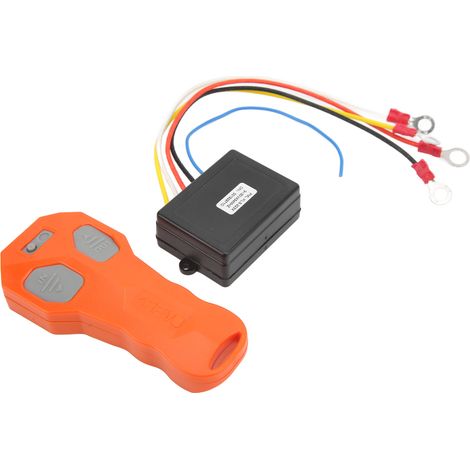 Télécommande sans fil universelle pour treuil électrique 12V, étanche IP66, récepteur 434MHz, kit de contrôle à distance pour quad, camion, SUV, 2 émetteurs (1/5)