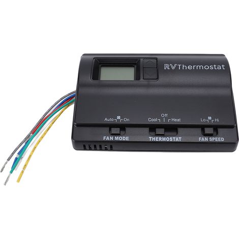 Ortviai Thermostat Numérique pour Camping-car 83303862, Remplacement Compatible Modèles 8330-336/337/338, Noir