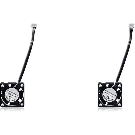 2x 3D-Drucker Hotend-Lüfter Mini-Lüfter PWM-Temperaturregelung für Bambu Lab X1 X1C()