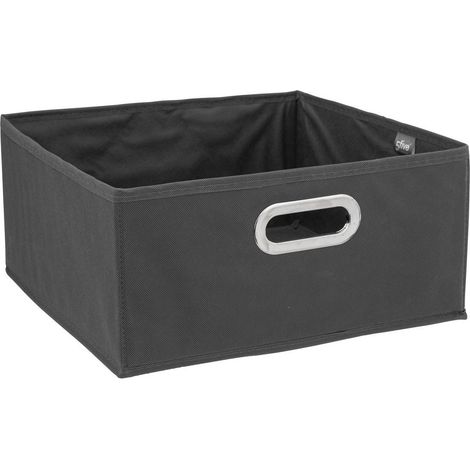 Coffre de rangement en tissu Mix N Modulo 31x15cm, gris anthracite - 5five