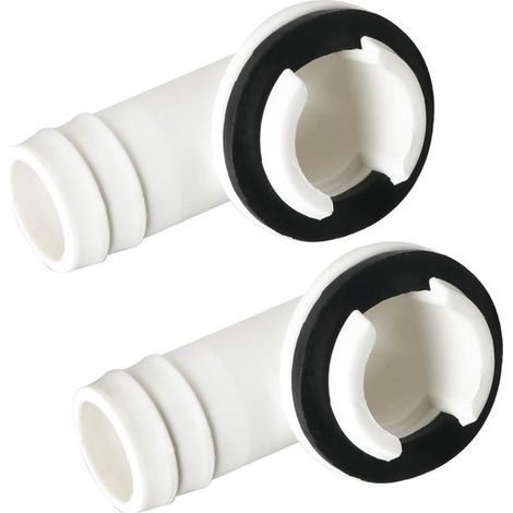 connettori per tubo di scarico AC da 20 mm, con tappo e raccordo a gomito, per condizionatori a finestra/mini-split/Frigidaire. (1/5)