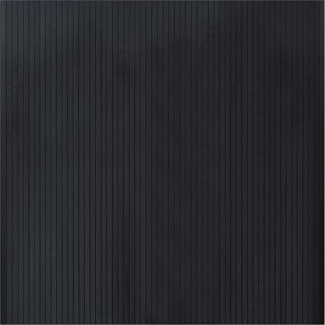 Tapis de sol décoratif rectangulaire noir 100x100 cm bambou fr38300 (1/5)
