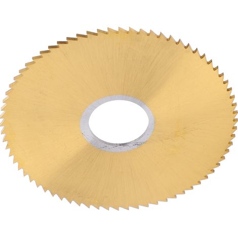 Kreissägeblatt mit rotierendem Dorn, Bohrscheibe mit Titanbeschichtung, Trennscheibe 63 x 1,2 mm (1/5)