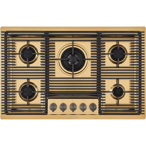 Foster Milanello. Colore del prodotto: Oro, Metallico, Posizionamento dell'apparecchio: Da incasso, Dimensione della larghezza del piano cottura: 80 cm. Tipo di controllo: Manopola, Posiz... - 7682009