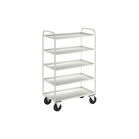Kongamek Carrello a ripiani KM41 5 ripiani con alzatina (1/2)