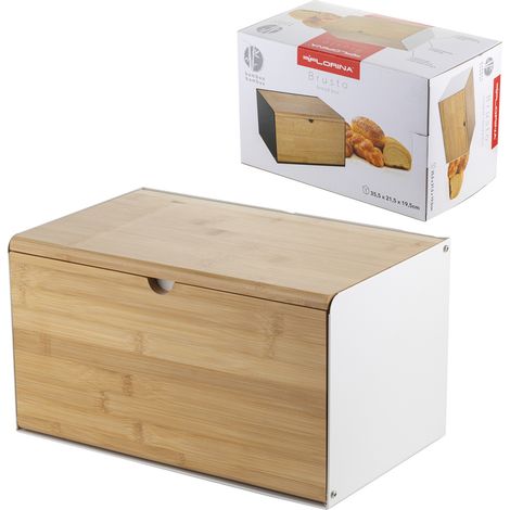 Florina Brusto Brotdose 35,5 x 21,5 x 19,5 cm weiß