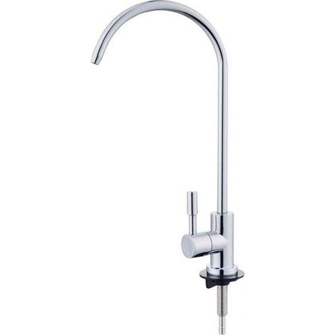 Robinet de cuisine pivotant haute performance 360° en alliage laiton-zinc – raccordement rapide 2 points – fonctionne de 1 °C à 60 °C (1/5)