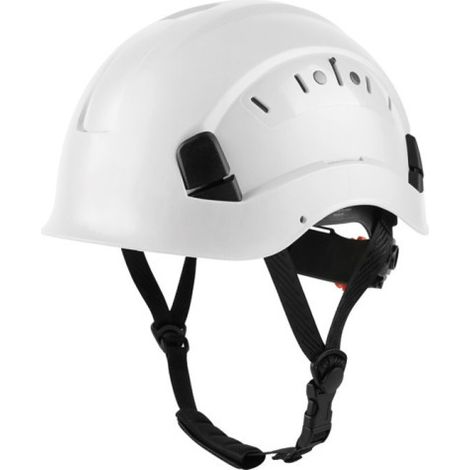 Casco con Ventilacion EN 397 sin visera con Barboquejo CLIMBEX VENT 80655 Blanco (1/4)