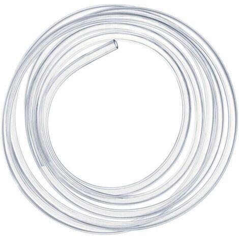Transparent Pressure Hose 10 meters, 10 × 12mm Flexible Piping PVC Tube (1/4)