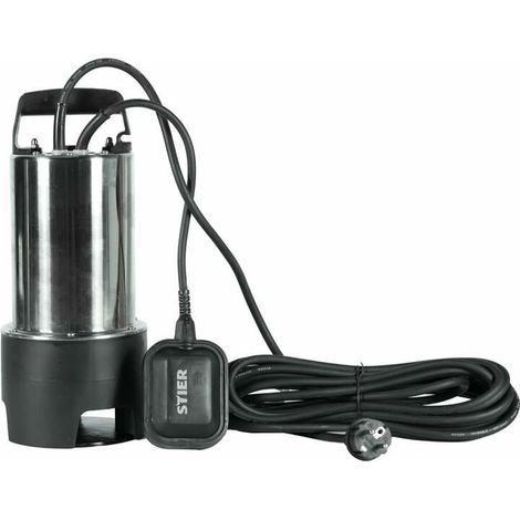 [NEUWERTIG] B-Ware STIER Tauchpumpe Edelstahl Schmutzwasserpumpe ESTW-1100 1100W 15500l/h grau 11m (1/2)