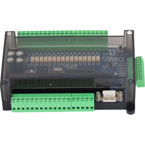 FX3U-32MR 24VDC automate programmable industriel, carte contrôle avec entrées/sorties rapides (6 AD-2 DA), protocole MODBUS intégré, pour systèmes d'automatisation. (1/5)
