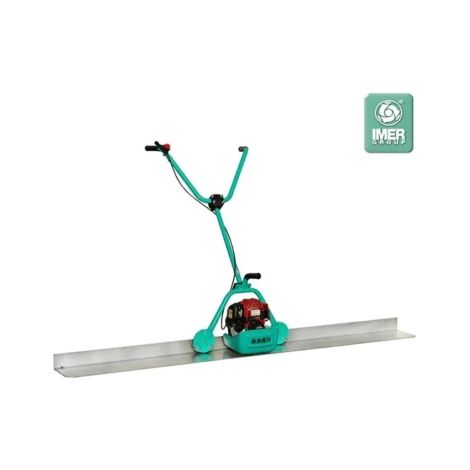 Imer – Règle vibrante anti-corrosion 1,5 m – Moteur Honda GX25 0,8 kW – Double poignée pour stabilité – 17 kg pour chapes