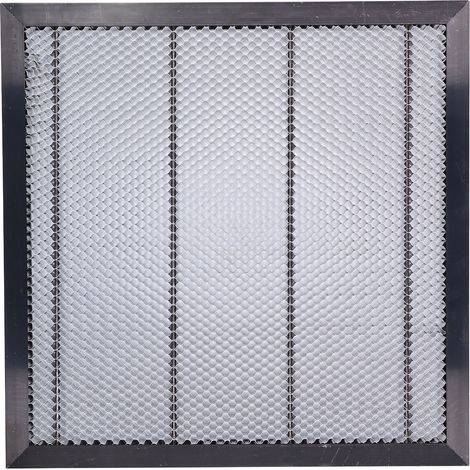 Table de travail pour machine de découpe laser, gravure de panneaux en nid d'abeille, support unique (400x400x22mm), platine de gravure robuste et précise (1/5)