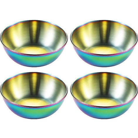 pièces de plat de service à trempette en acier inoxydable (1/3)