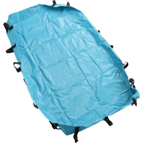 Housse de fond pour cage à hamster, respirante, amovible, imperméable et anti-fuites. Housse de fond pour cage à cochon d'Inde, bleue. (1/5)